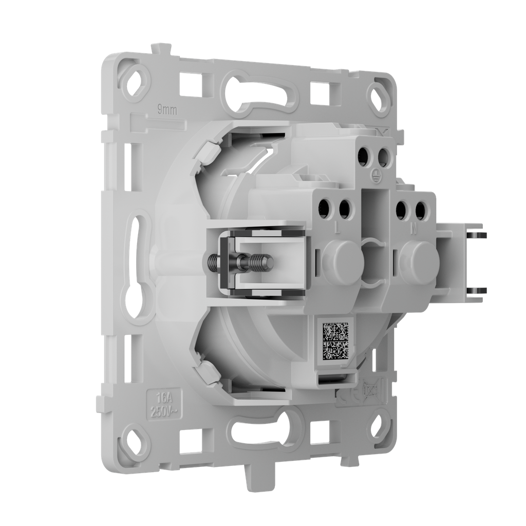 Ajax Outlet [type E] , Prise intelligente encastrée avec contrôle de la consommation d'énergie