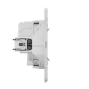 Ajax Outlet [type F] , Prise intelligente encastrée avec contrôle de la consommation d'énergie