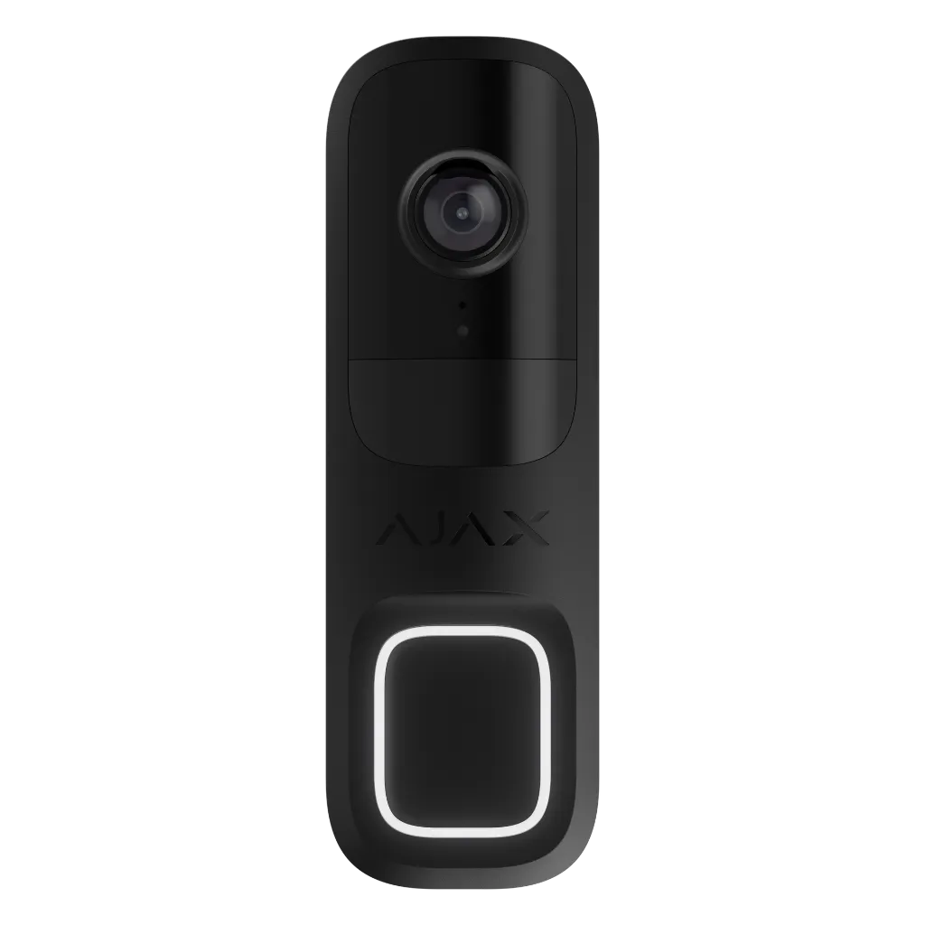 Render - Black - Ajax DoorBell-front.webp