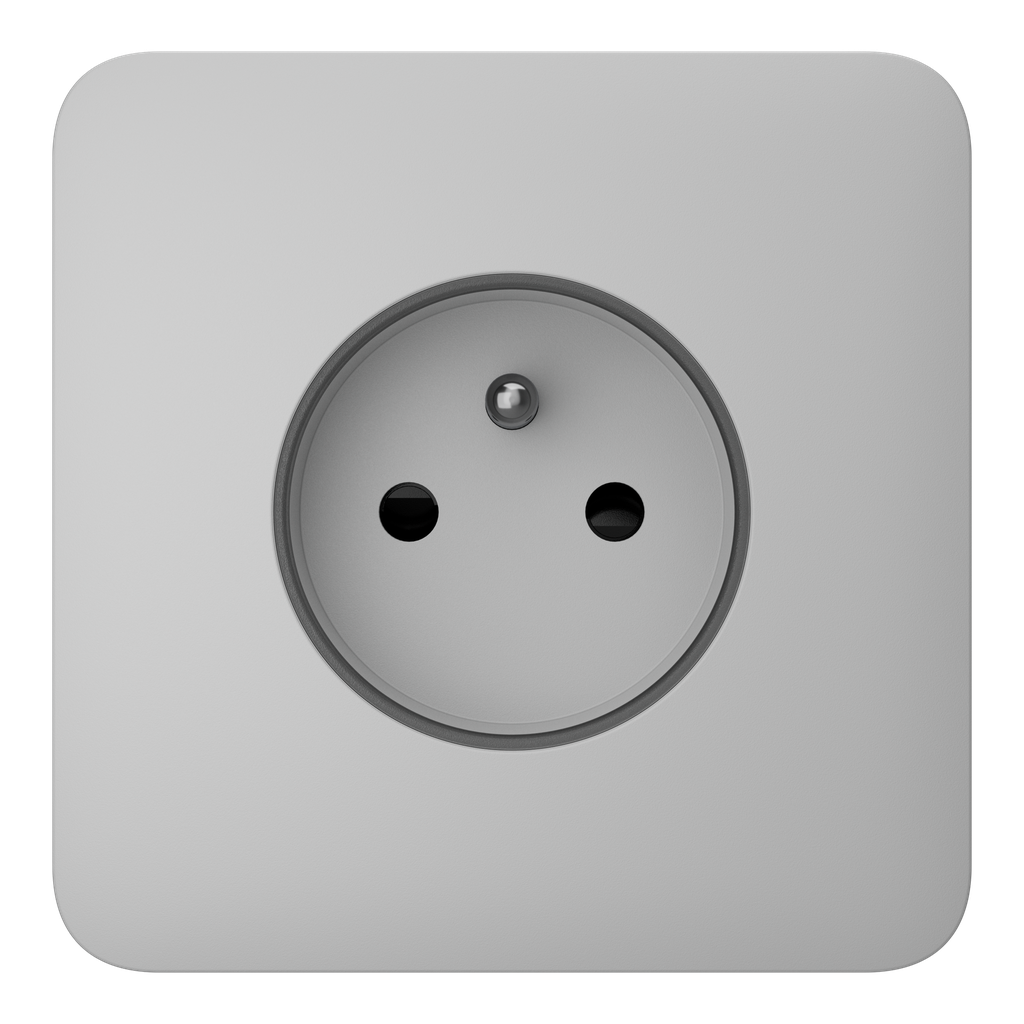 [30402109] Ajax SoloCover Ajax Outlet [type E] Prise intelligente encastrée (Blanc)